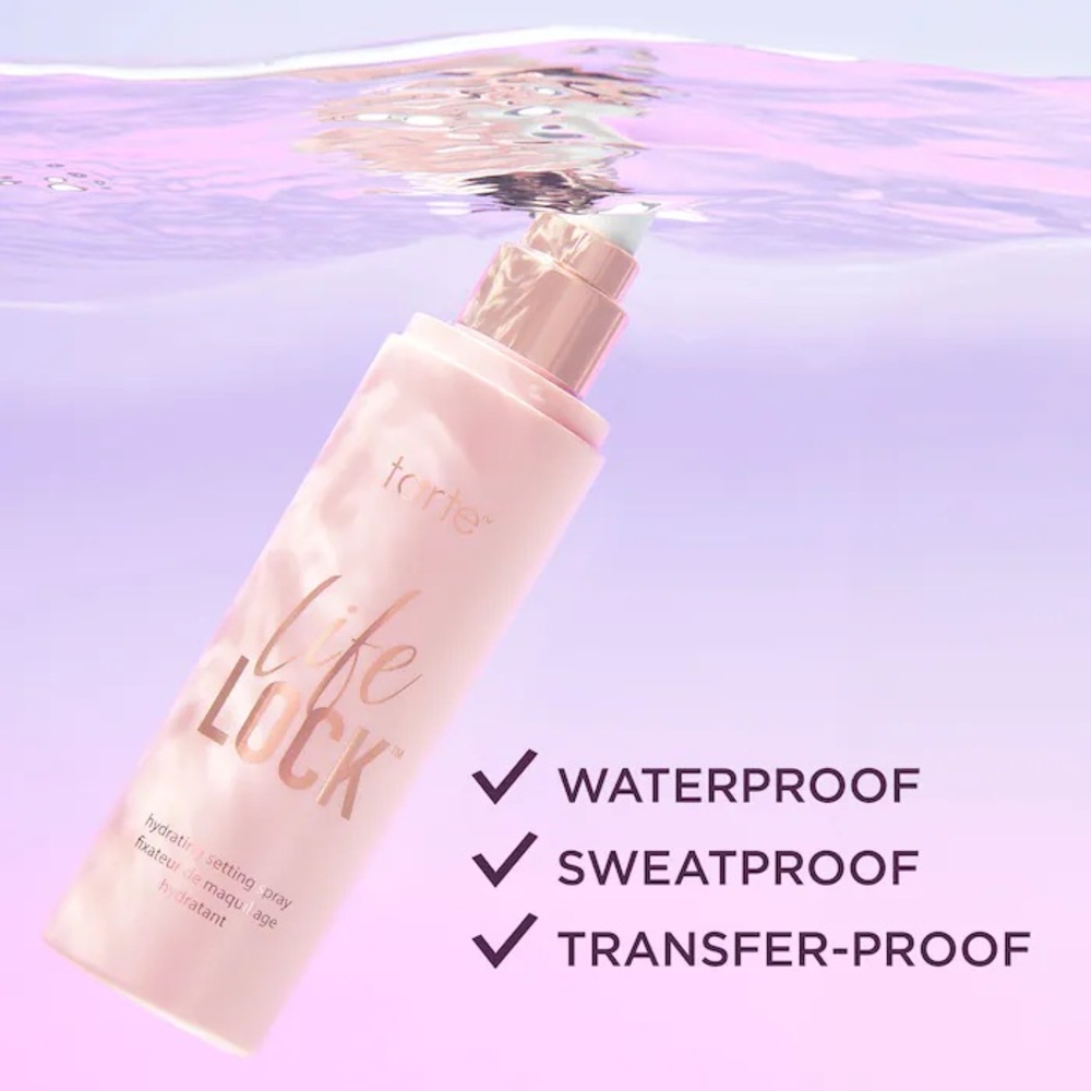 tarte life lock hydrating waterproof setting spray - Picture 2 of 2